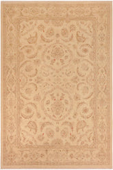 handmade Traditional Kafkaz Beige Brown Hand Knotted RECTANGLE 100% WOOL area rug 10 x 14